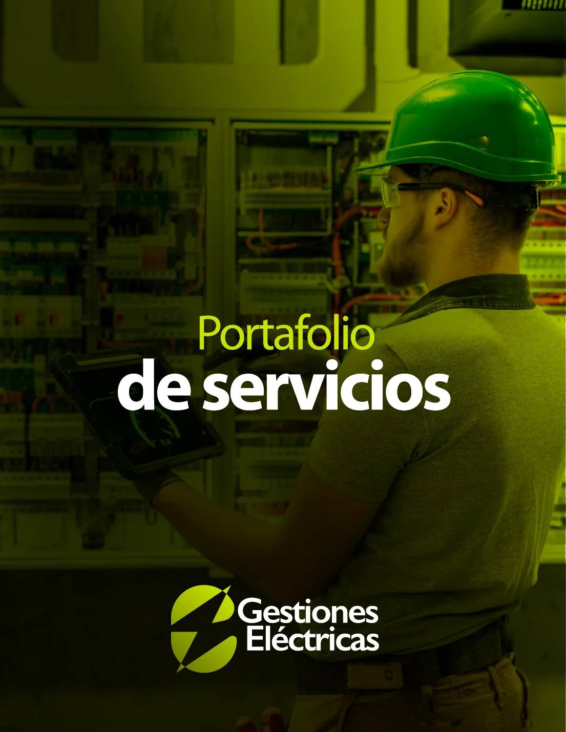 Gestiones Eléctricas — Portafolio de servicios, portada